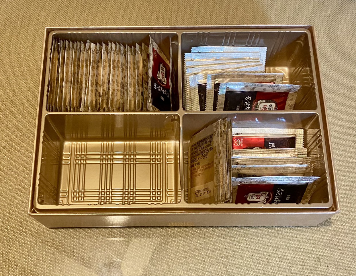Red Ginseng Tea Packets - photo 3