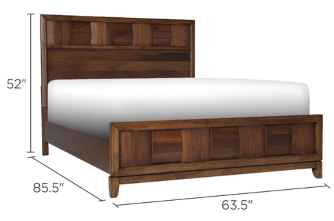 Jovie Platform Bed (frame & box spring disassembled)
