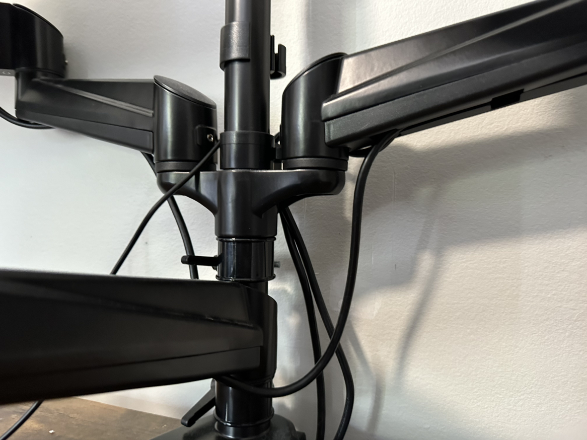 Huanuo dual monitor and laptop mount - photo 4