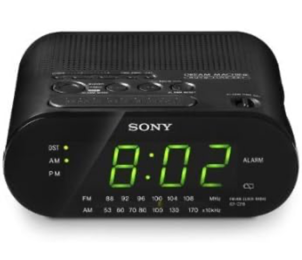 Sony dream machine alarm clock with radio