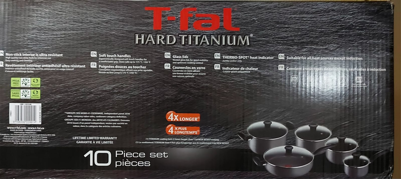 Brandnew Lagostina/T-Fal Non-Stick Cookware Set, image indicator(4)