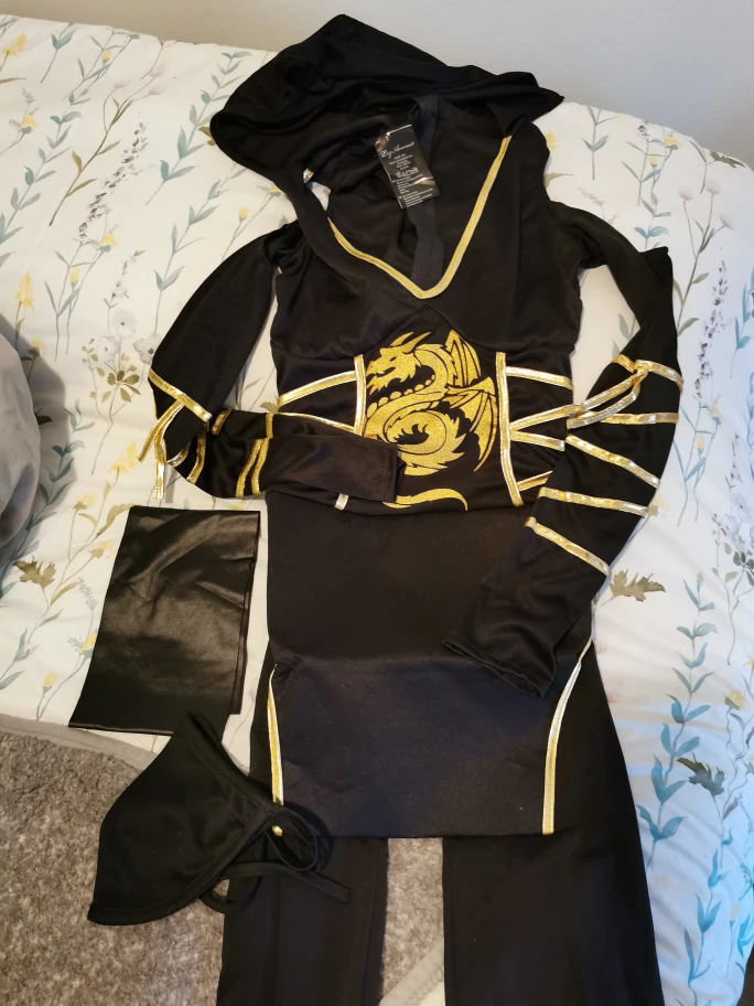 woman's ninja costume s halloween image indicator(6)