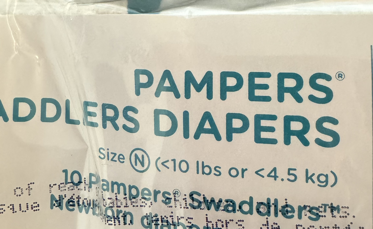 #FREECYCLE 10 FREE Newborn Pampers Diapers - photo 3