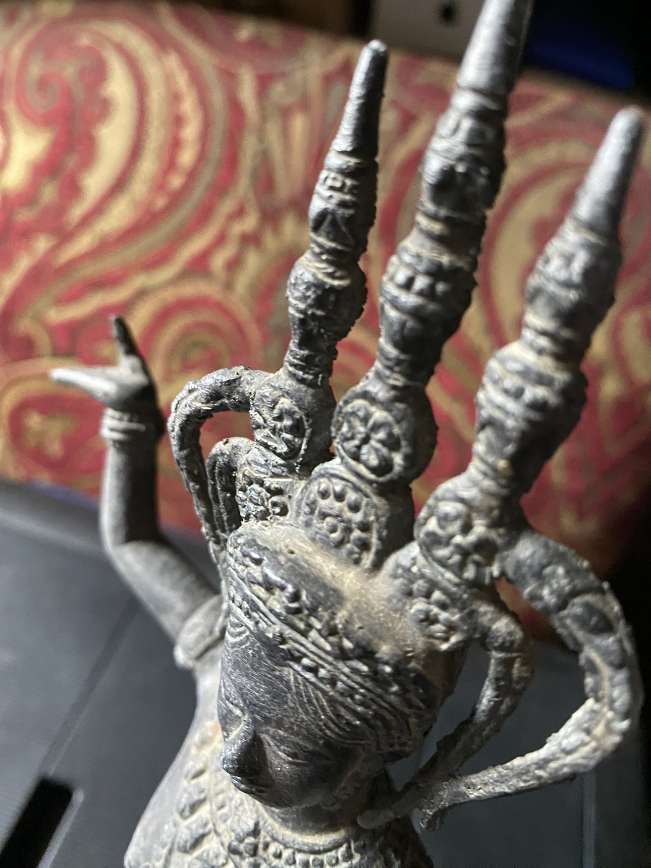 Asian Antique Statue heavy made of solid steel - photo 2