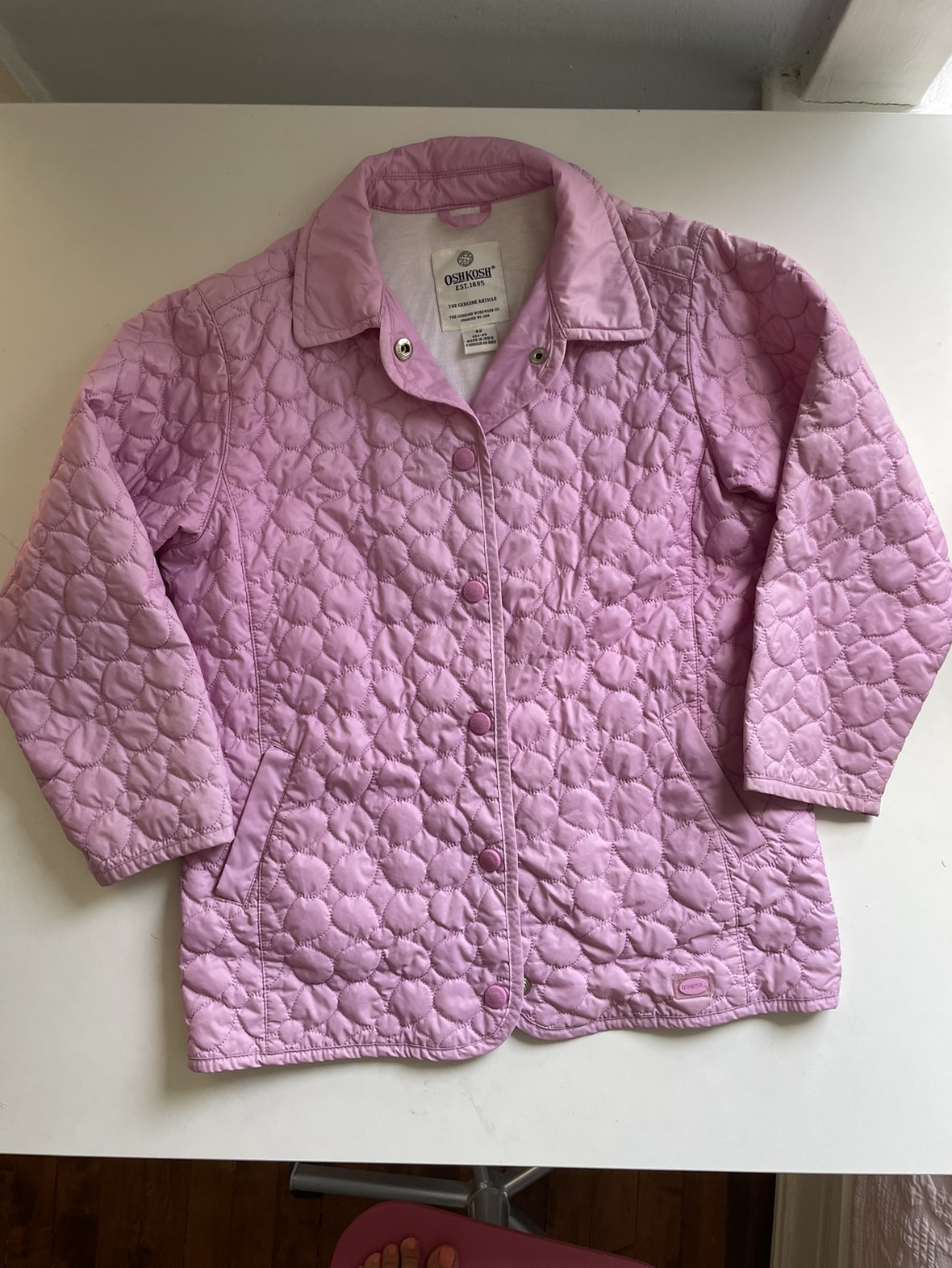 Oshkosh spring  coat size 6x - photo 2