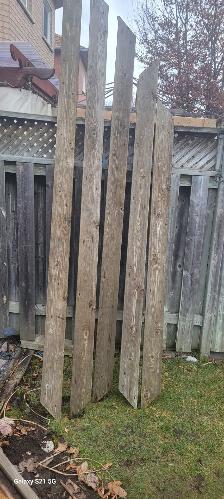 Long Cedar deck boards -various lengths  -$5 a board