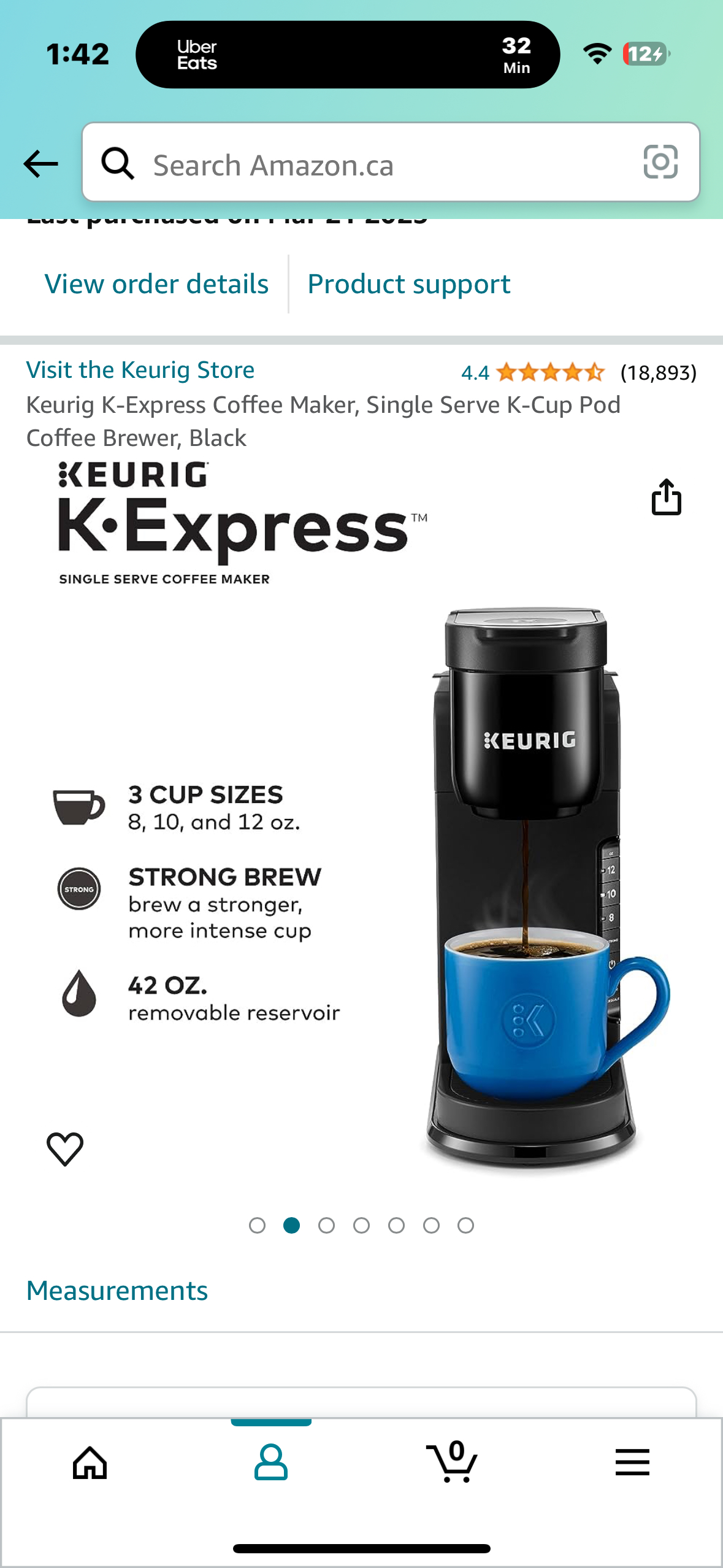 Keurig coffee maker thumbnail