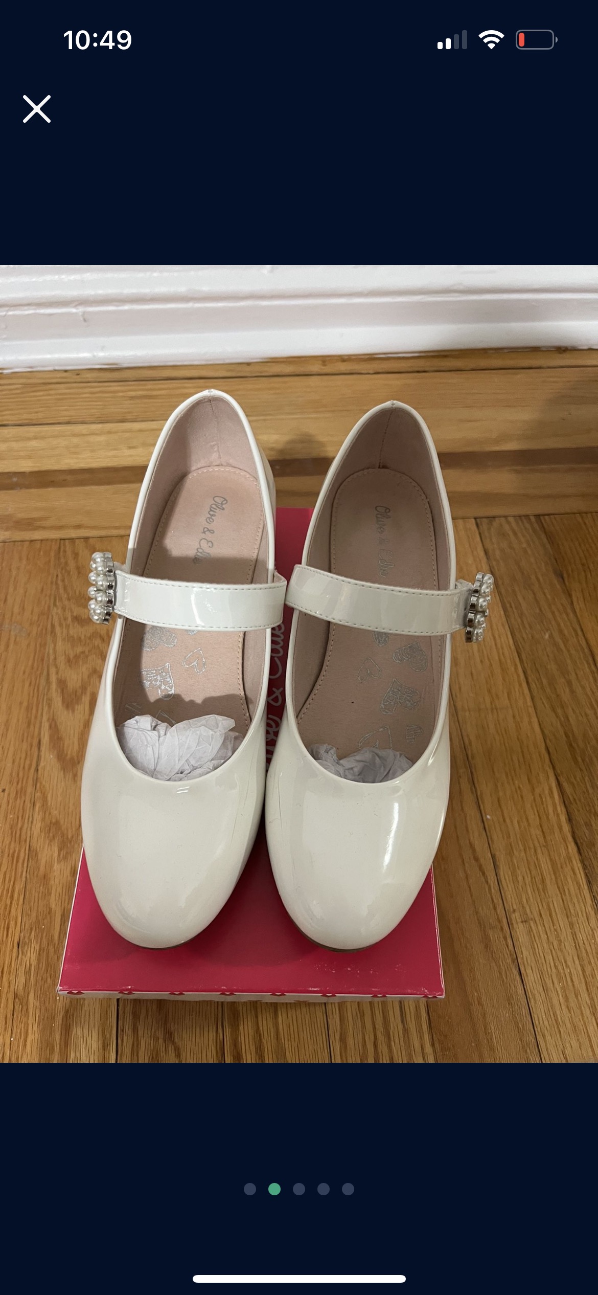 Olive and Edie girls pump image indicator(2)