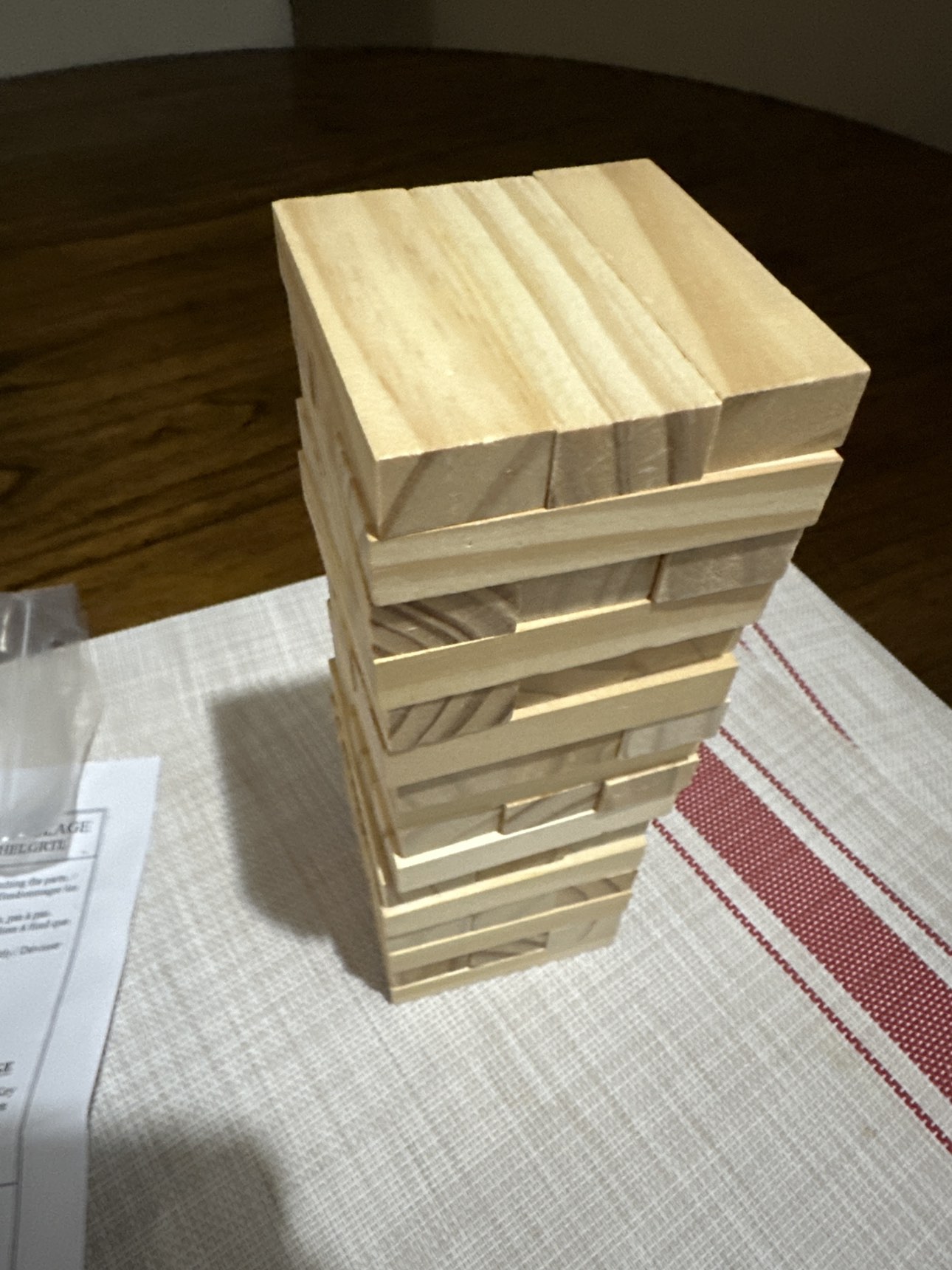 Jenga wooden blocks game - photo 2