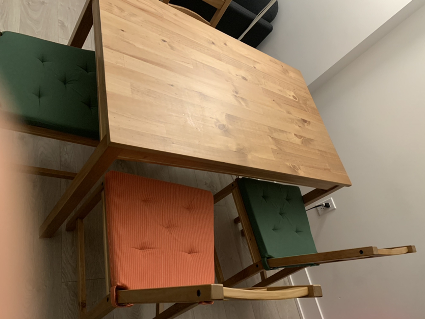 IKEA JOKKMOKK Table and 4 Chairs with chair pads - photo 3