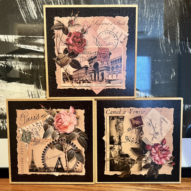 Set of Mini Travel Inspired Art