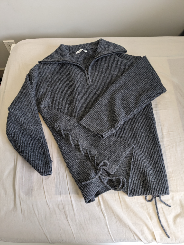 Oak + Fort half zip sweater image indicator(2)