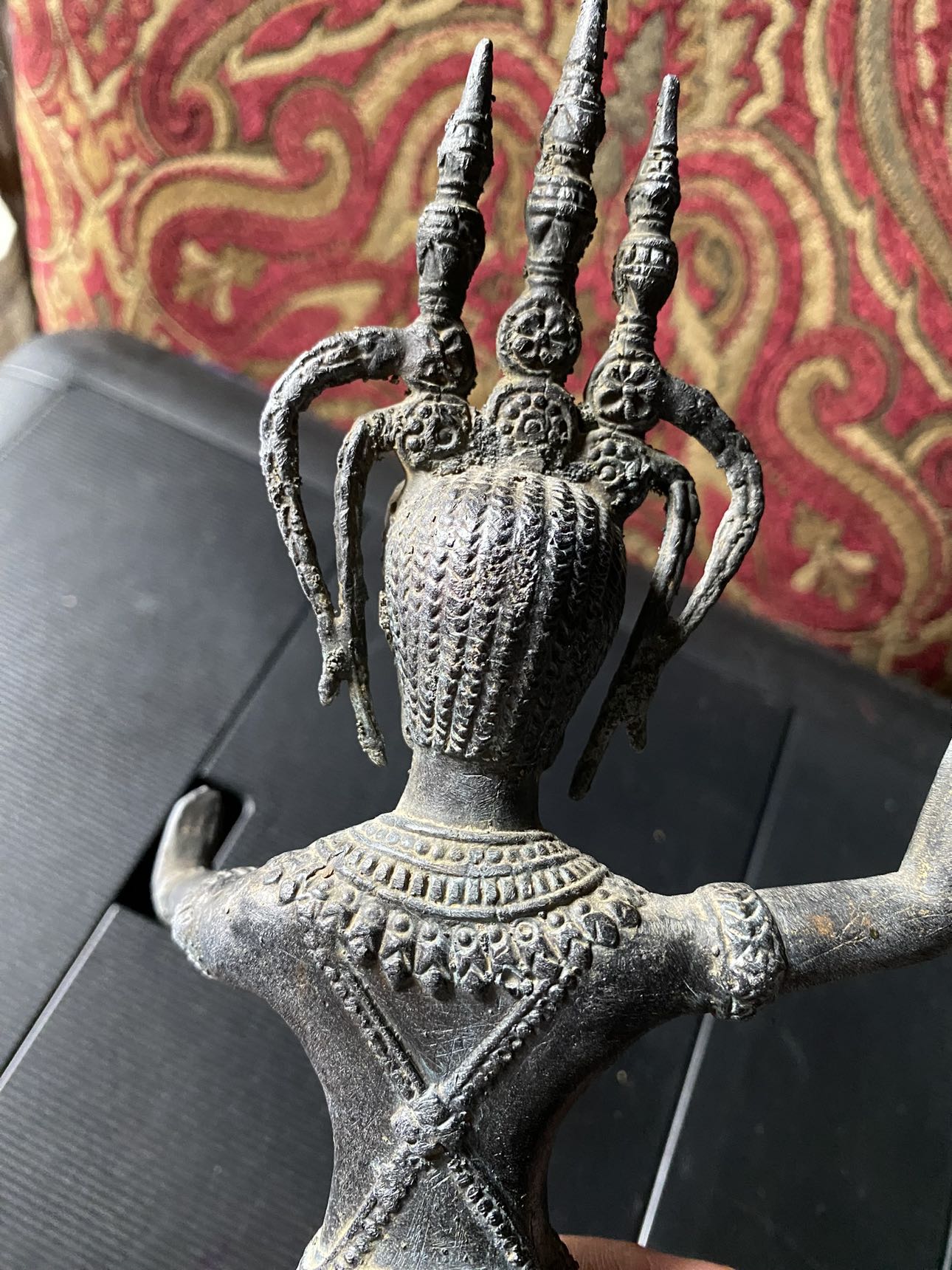 Asian Antique Statue heavy made of solid steel - photo 3