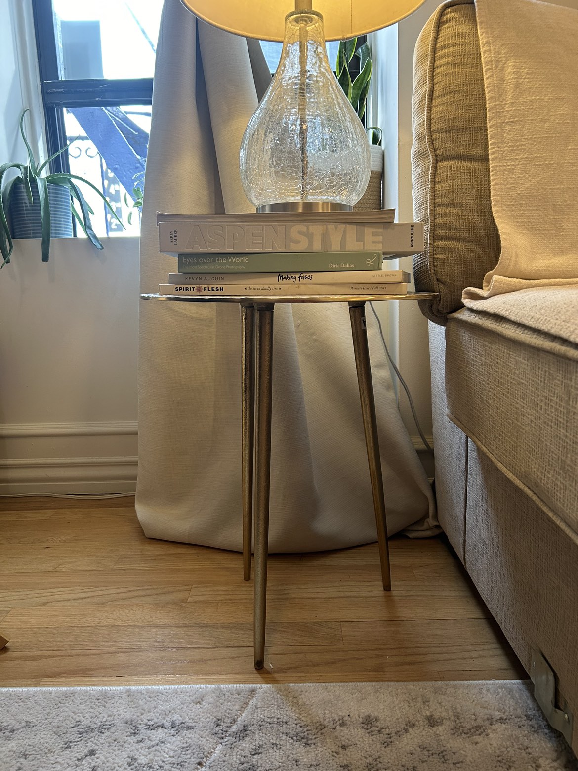 2 round side tables