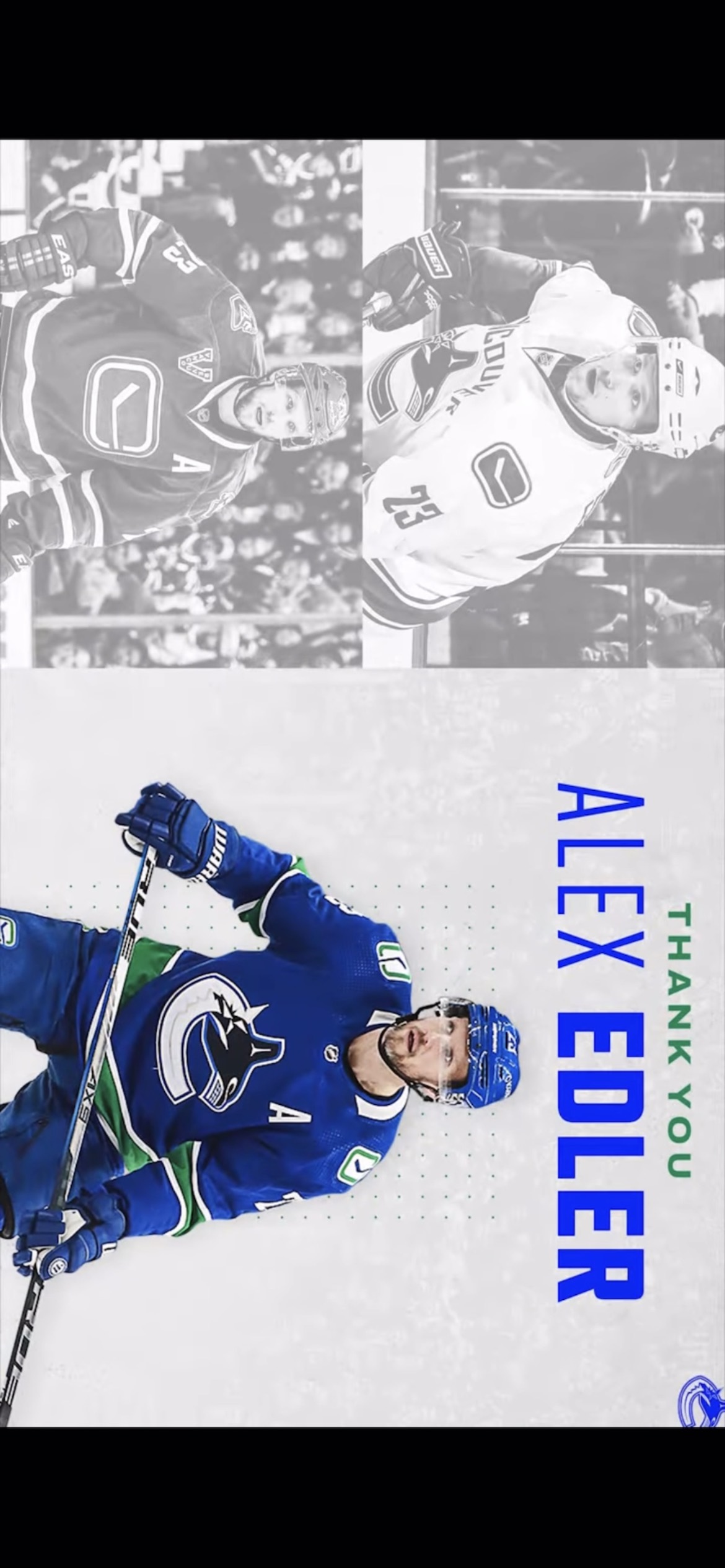 Authentic Vancouver Canucks Alex Edler Hockey Socks - photo 3