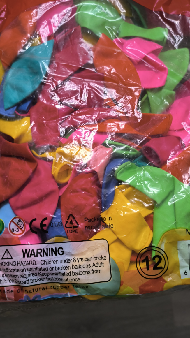 BNIB balloons 100pcs/bag image indicator(2)