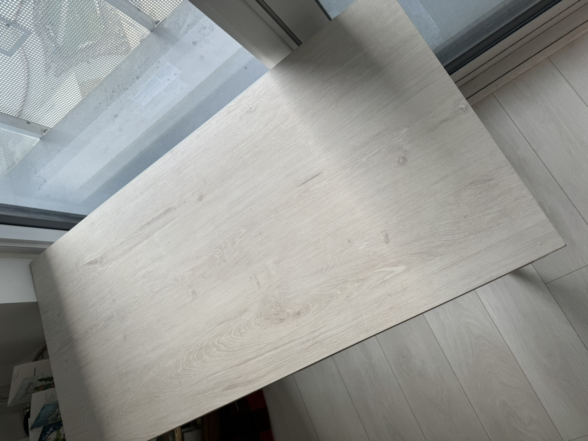 Large Beige and Gold Desk - photo 5
