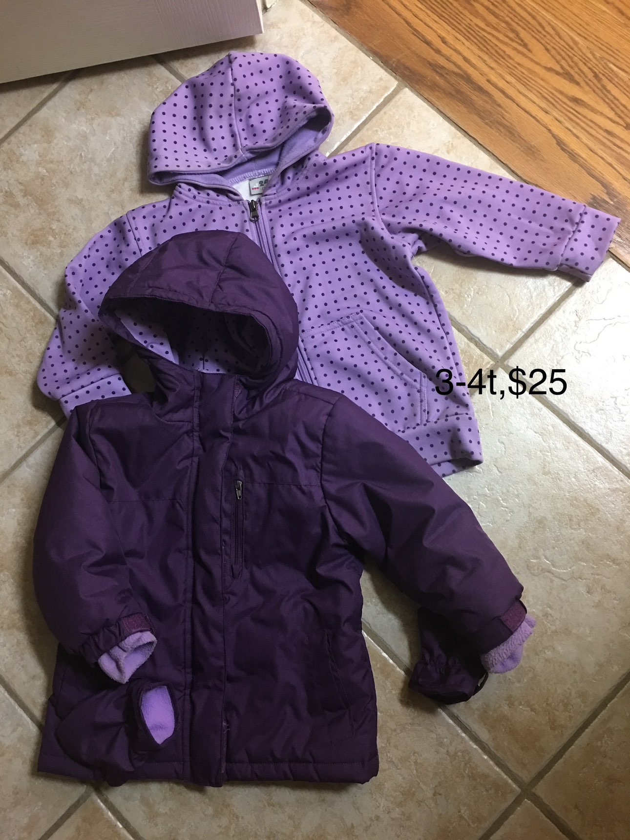 New Girls winter jackets and shoes - photo 3