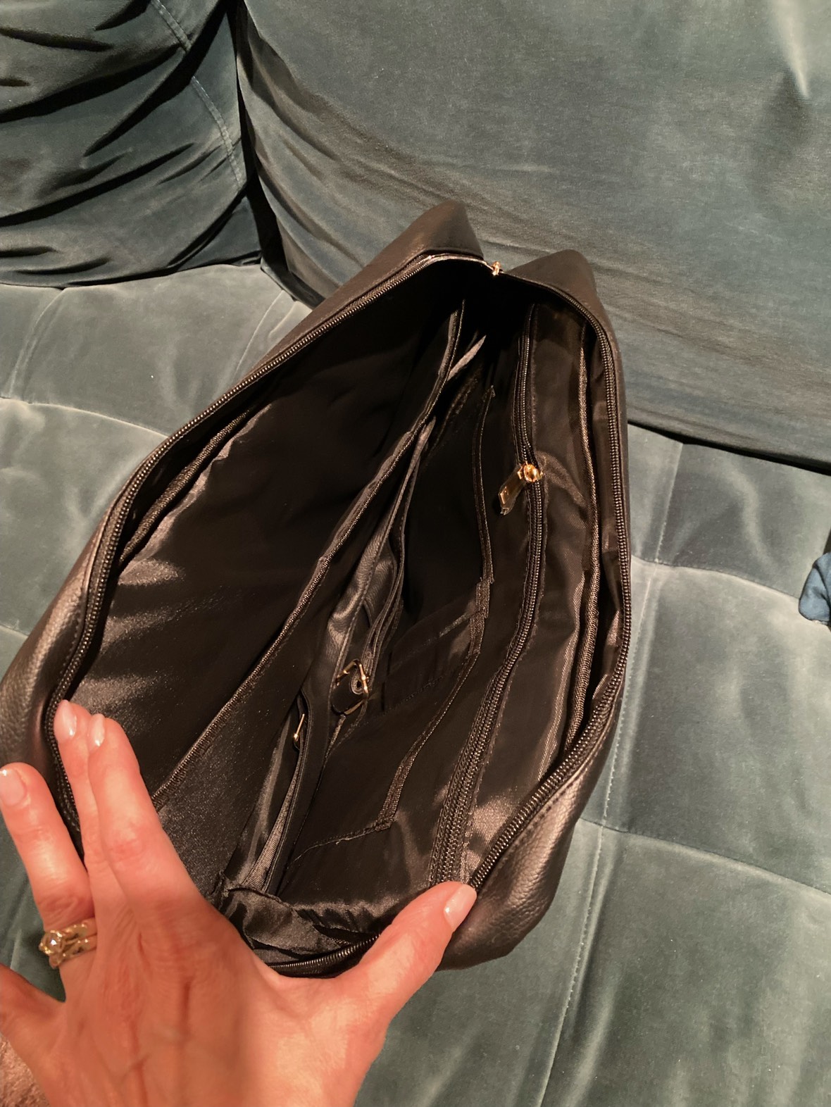 New never used faux leather laptop bag with accessories - photo 4