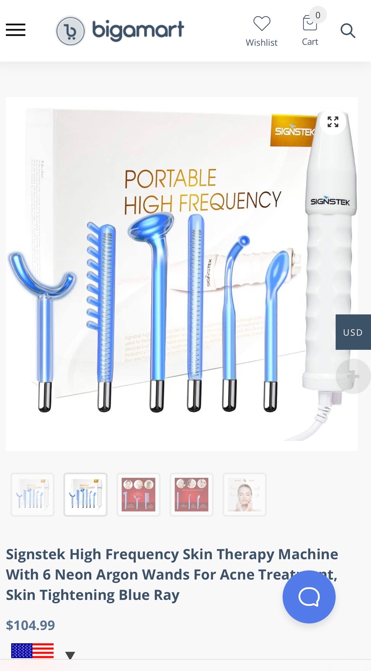 Signstek High Frequency Skin Therapy Machine  / new in box image indicator(7)