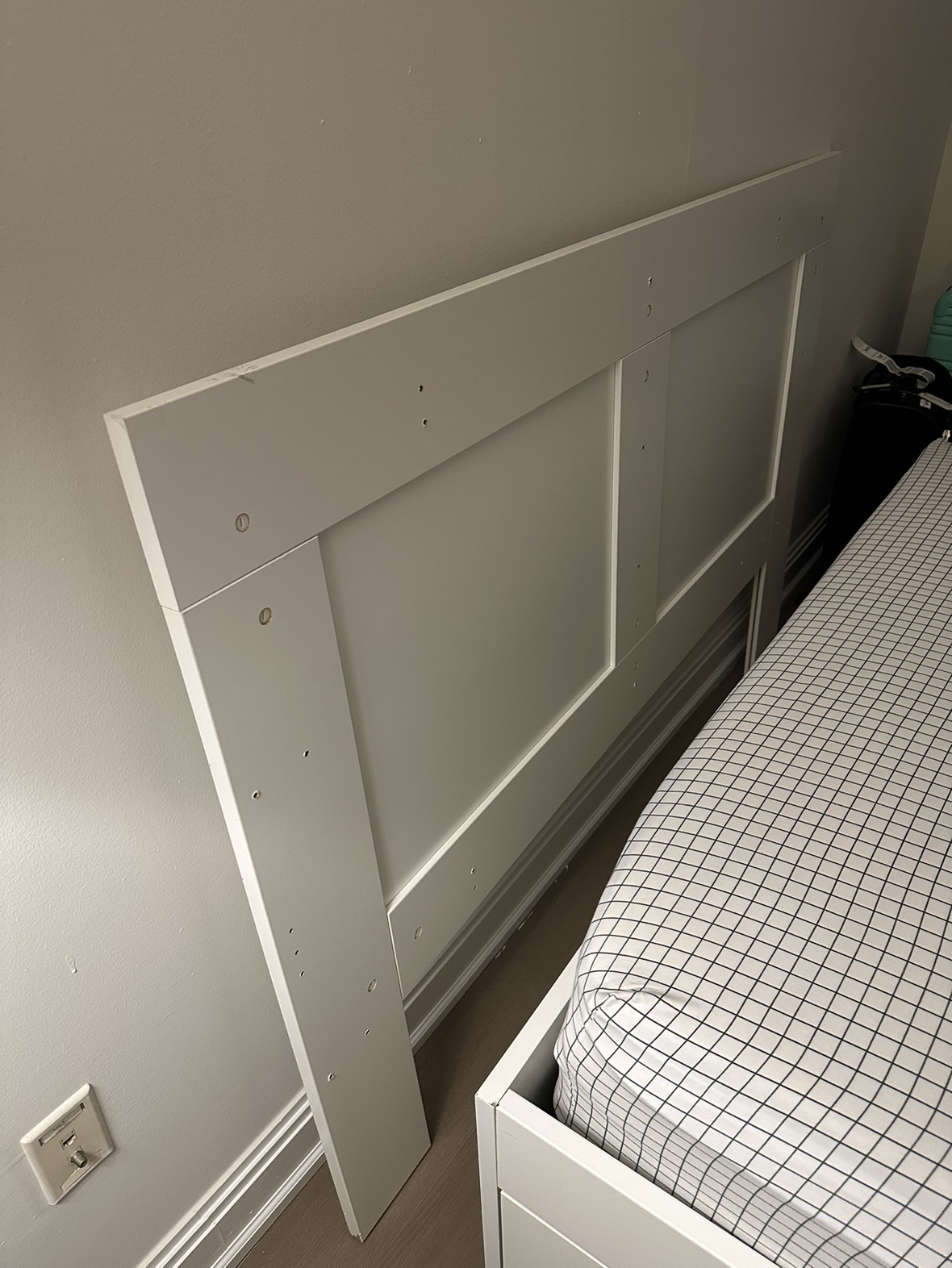 IKEA Brimnes Storage Headboard - photo 5