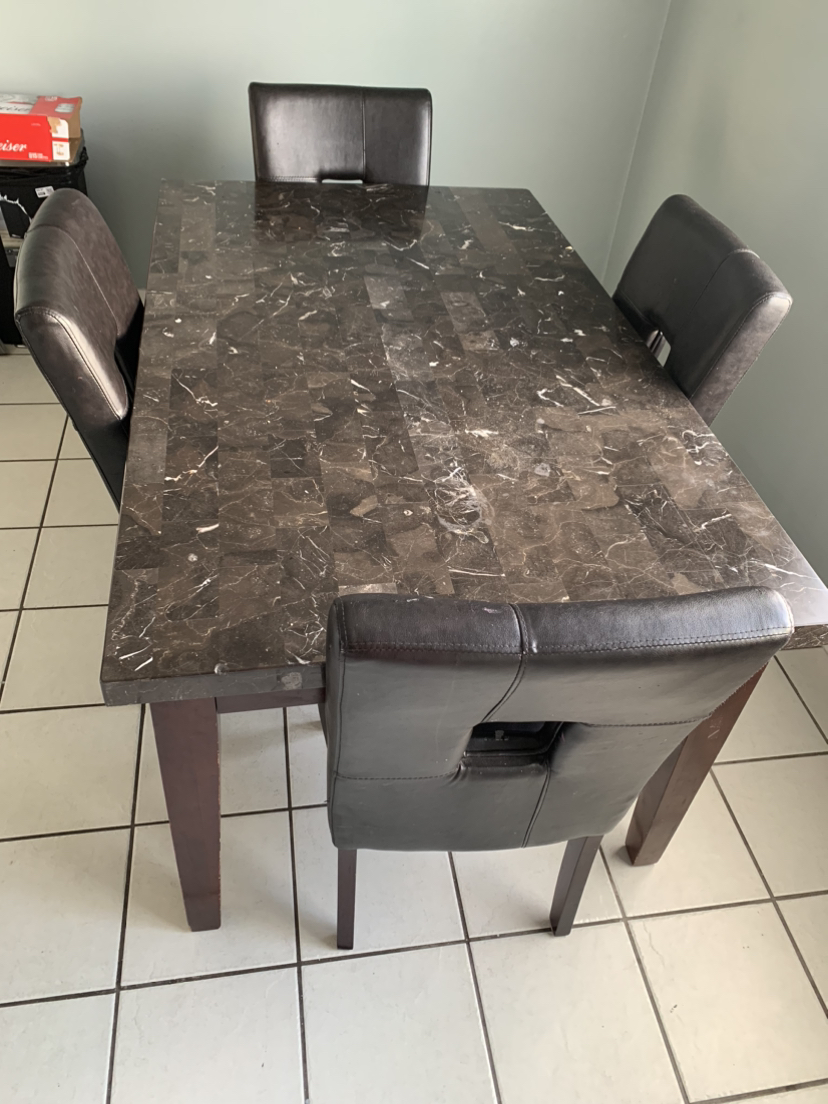 Dining table and chair - photo 2