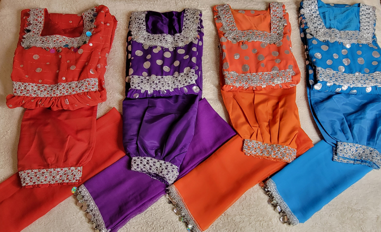 pakistani/ Afghan Indian Laila Majnu style attan dresses image indicator(10)