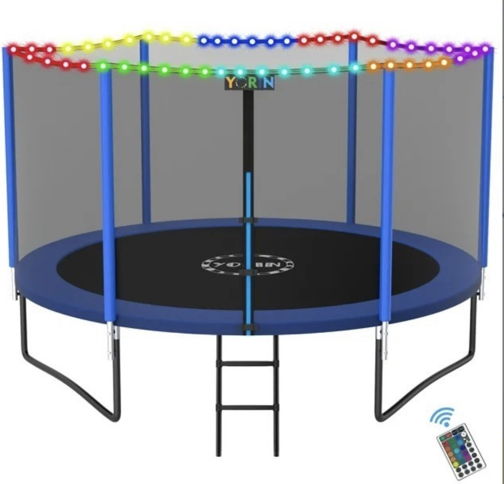 YORIN 10' TRAMPOLINE W/ENCLOSURE