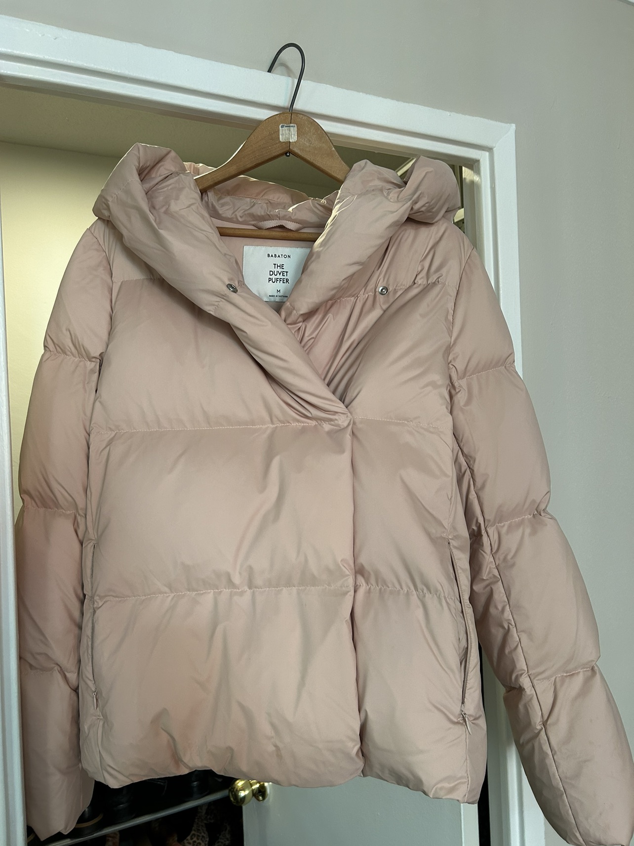Babaton duvet puffer jacket thumbnail
