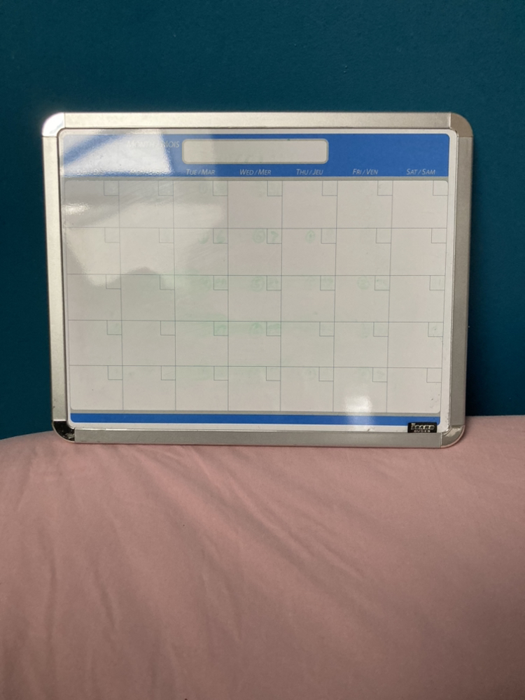 Calendar white board thumbnail