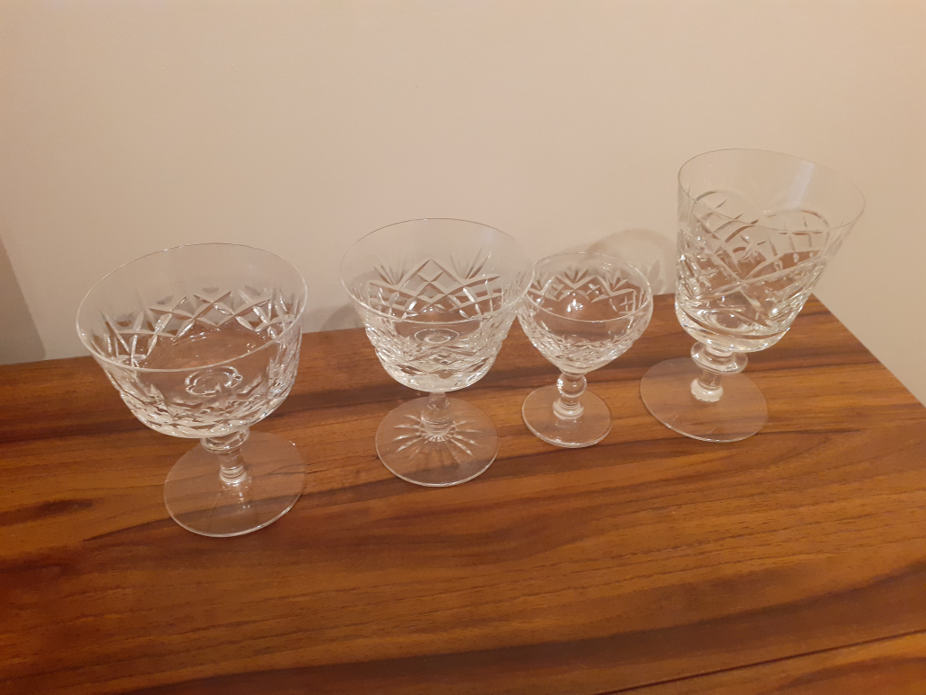 Vintage Webb and Corbett Crystal Glass 26pcs image indicator(5)