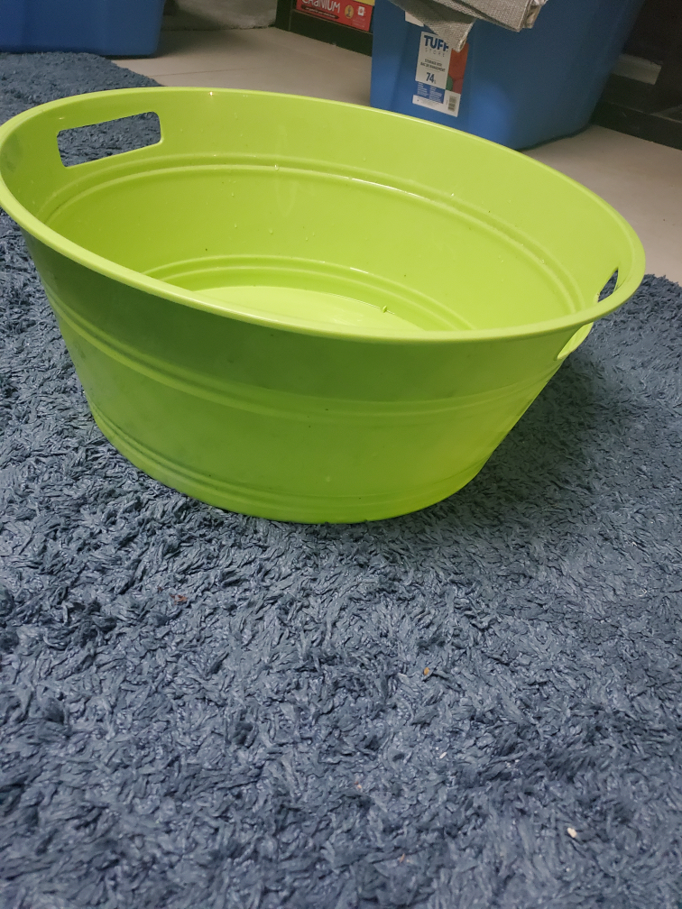 Large plastic bin / basin