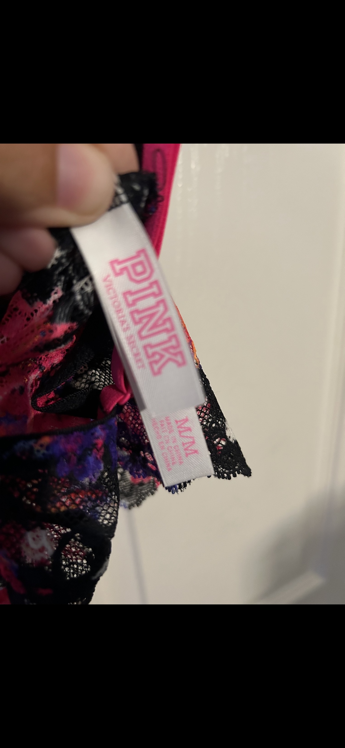 Pink Bralette Size M new image indicator(4)
