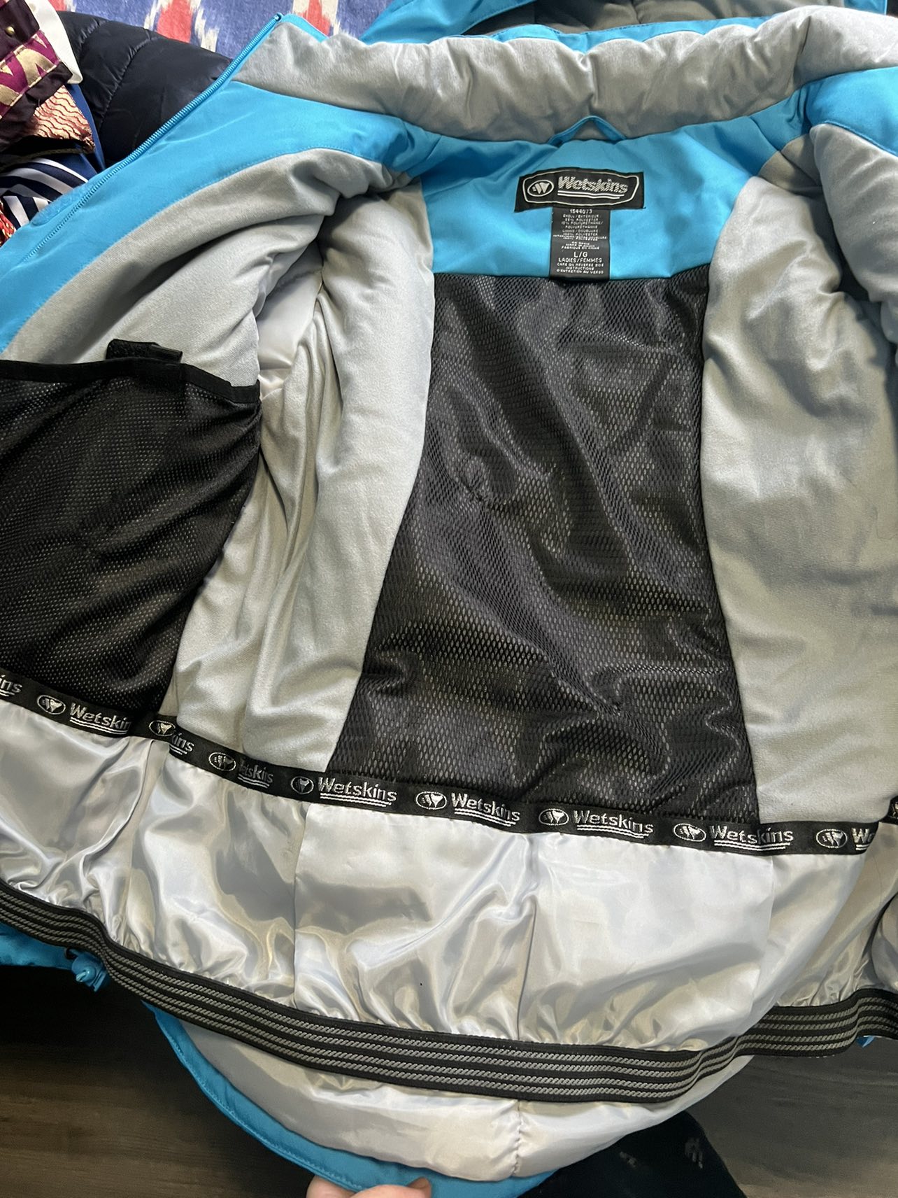 blue wetskins women’s winter jacket (new) size L - photo 4
