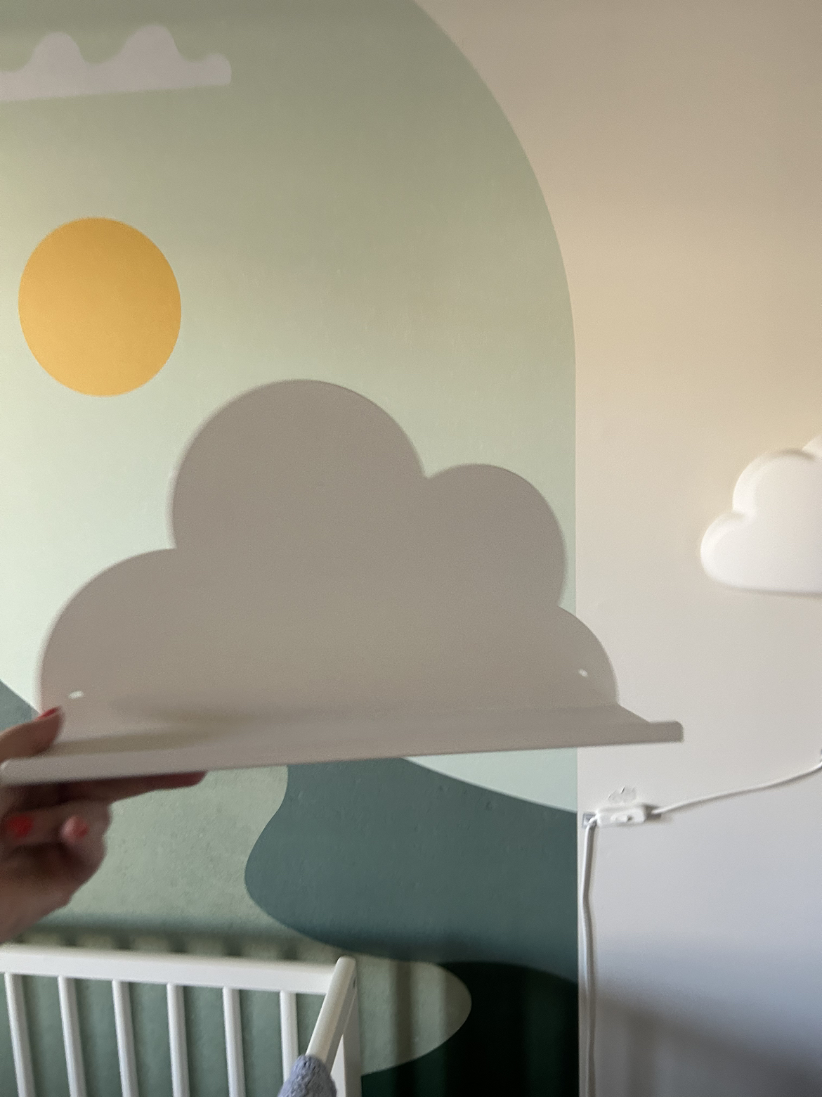 Cloud lamp & shelf - photo 2
