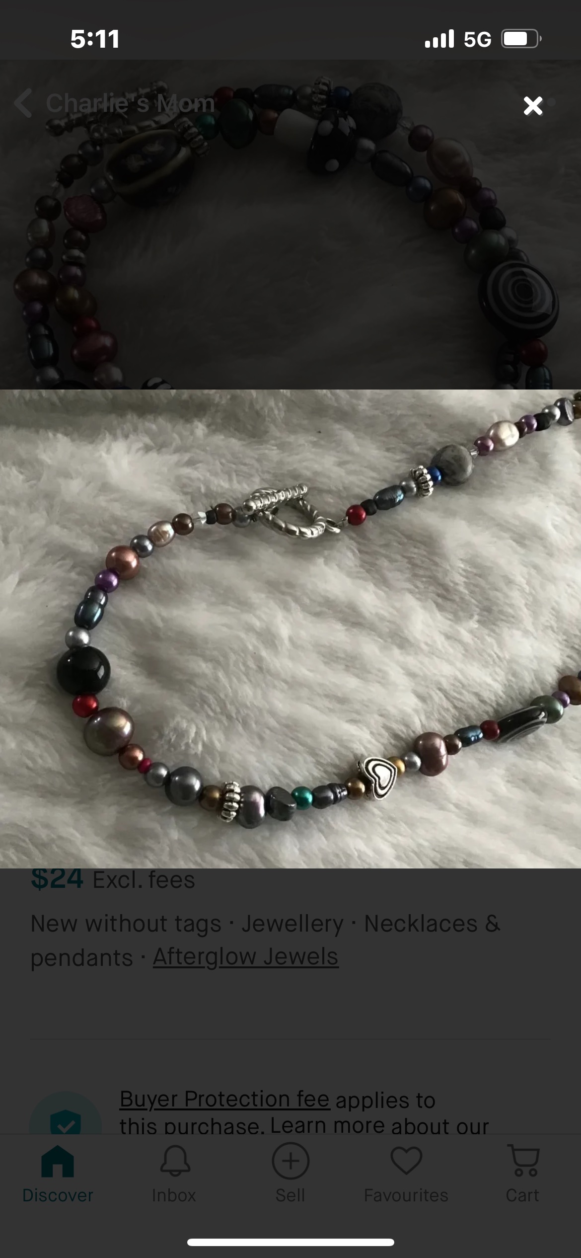 ✨✨Afterglow 16” Beaded Necklace image indicator(5)