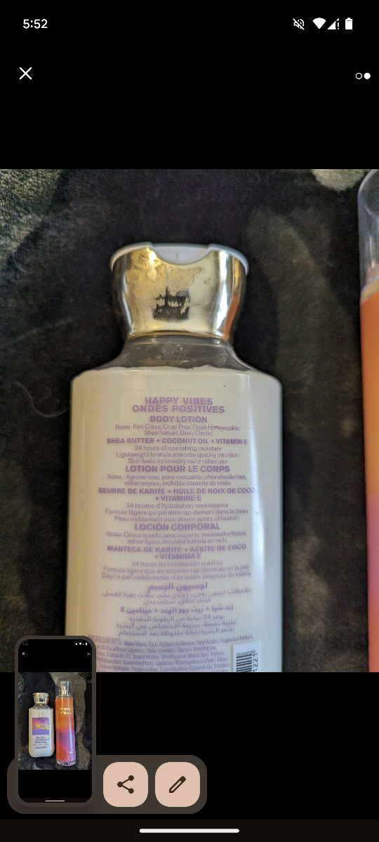 Bath and body works mist and body lotion. - photo 2