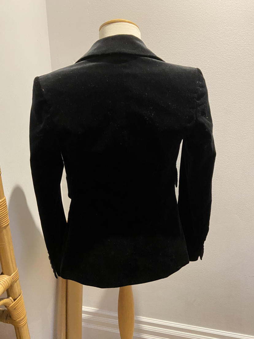 Pinko Velvet and Silk Tuxedo Blazer - size 8 image indicator(4)