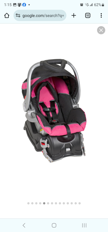 Baby Trend Jogger stroller with infant car seat image indicator(2)