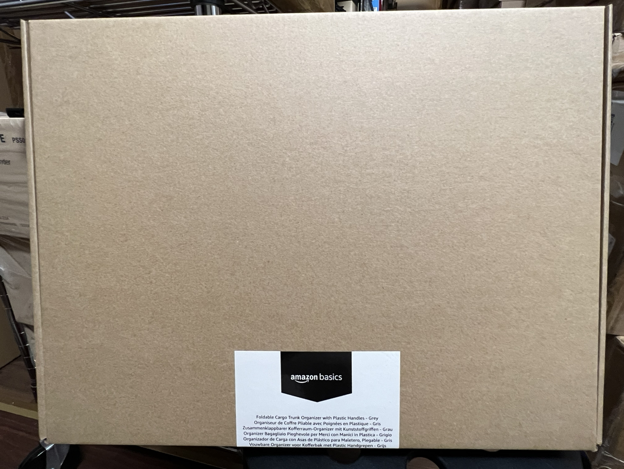 Amazon Basics Foldable Cargo Trunk Organizer with Handles - photo 2