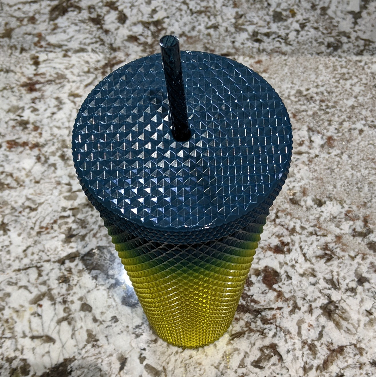 Starbucks Bling Lemongrass & Turquoise Ombre Tumbler image indicator(4)