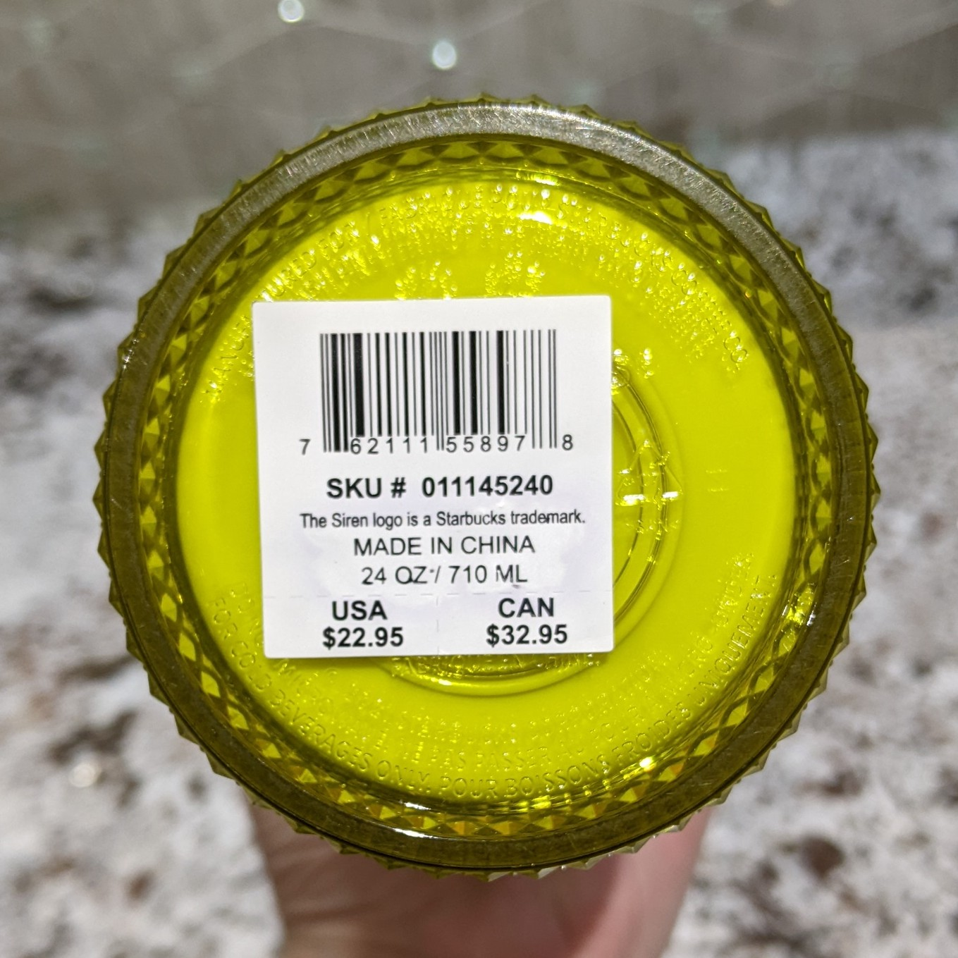 Starbucks Bling Lemongrass & Turquoise Ombre Tumbler image indicator(5)