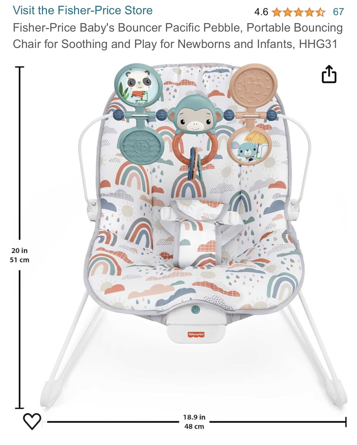 Fisher price bouncer - photo 2