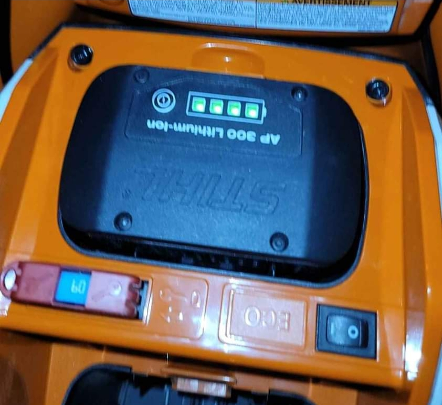 Stihl electric lawn mower RMA 510 with battery and charger - photo 2