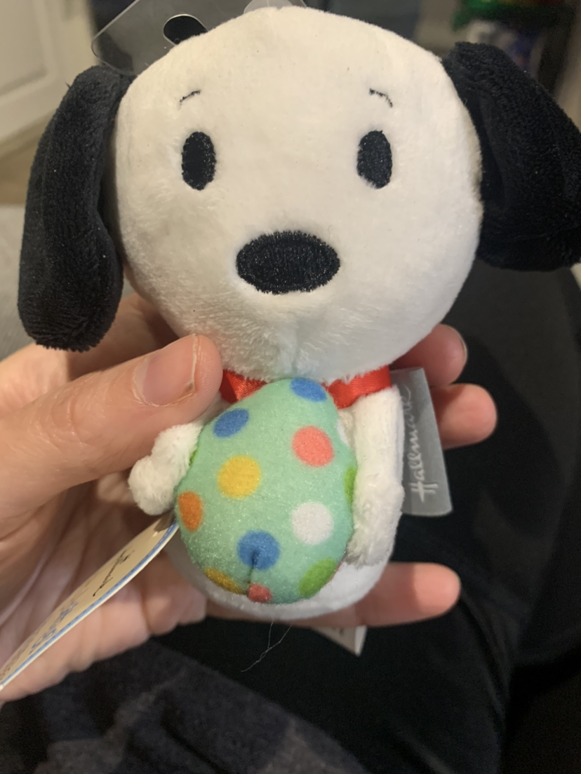 $10 Itty bitty Peanuts Easter egg Snoopy (NWT)