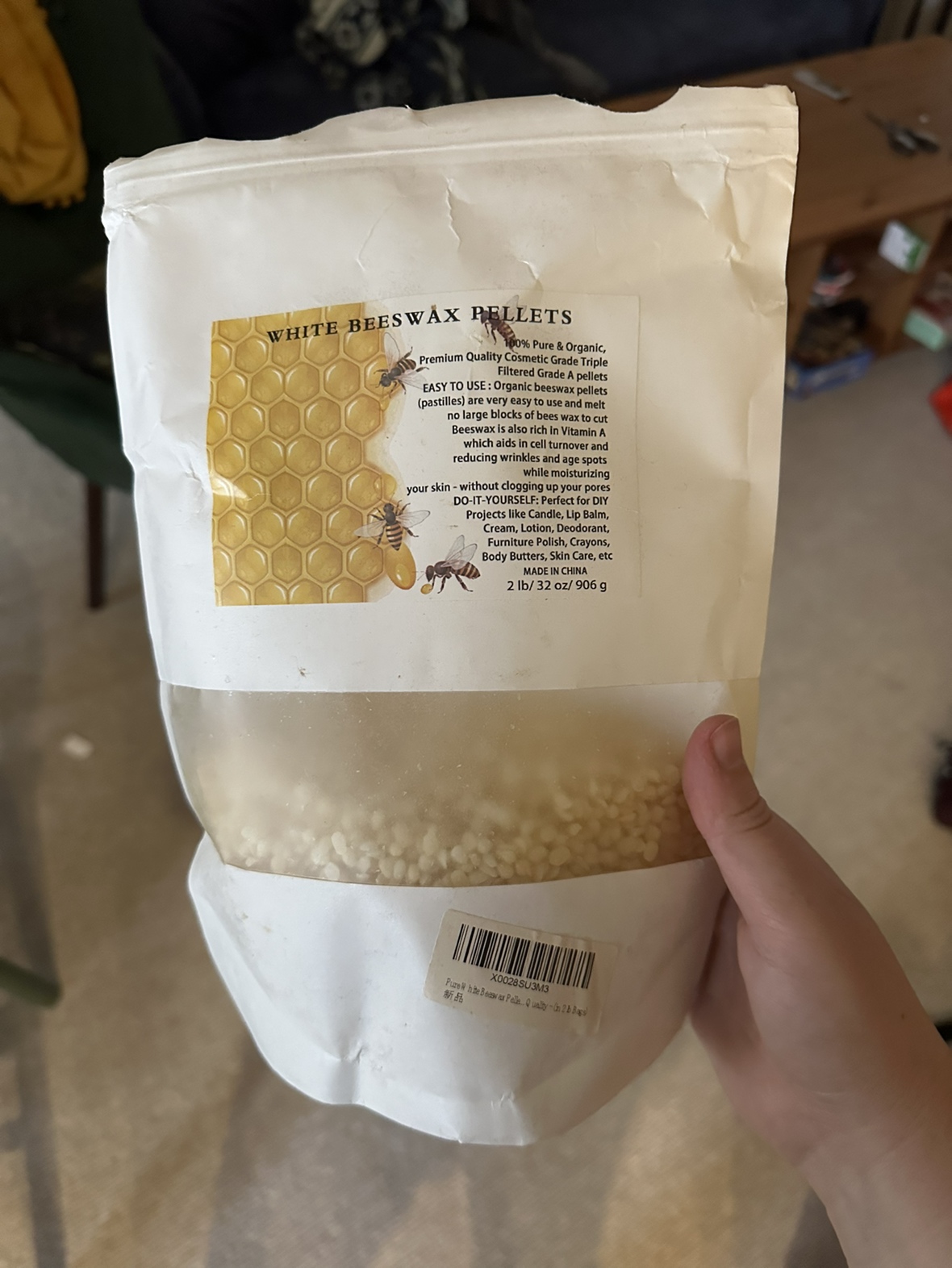 Beeswax pellets