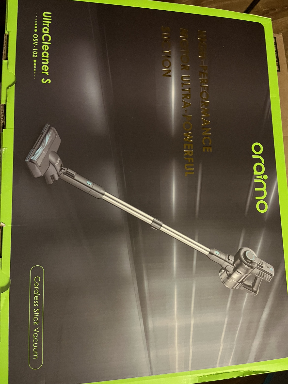 Oraimo cordless stick vacuum thumbnail