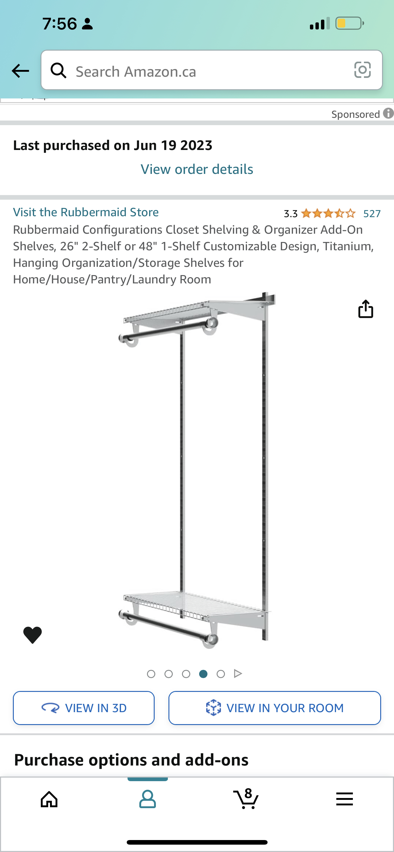Rubbermaid Add-on Shelves thumbnail