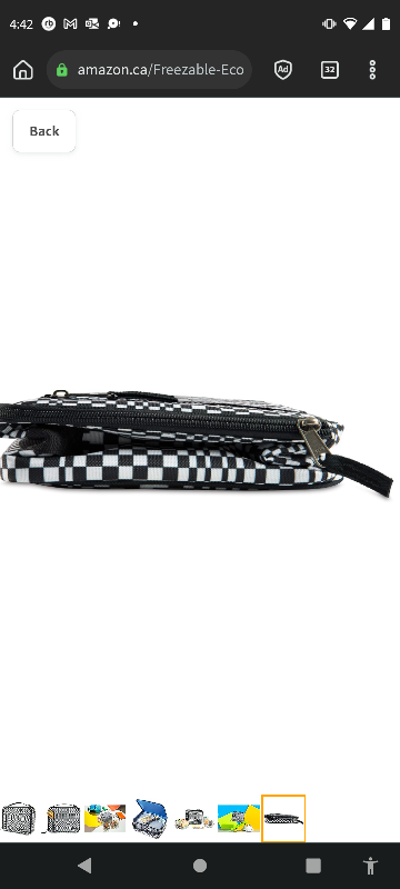 TWO Packit Freezable Salad Lunch bags image indicator(5)