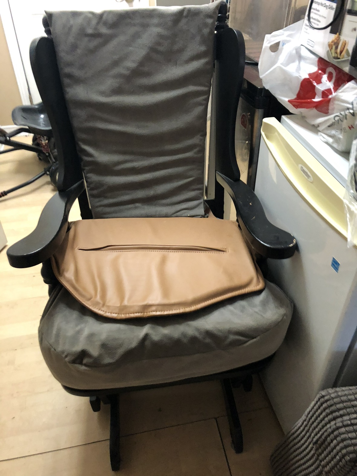 all wood rocking chair solid great new mommys - photo 2